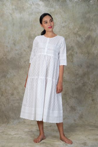 NEW! Cotton Embroidered - SARA