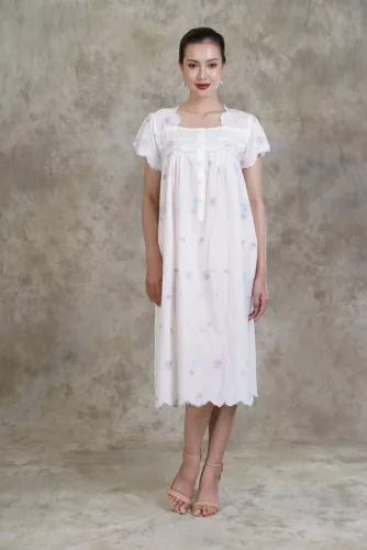 NEW! Cotton Embroidered Nighty - RONE